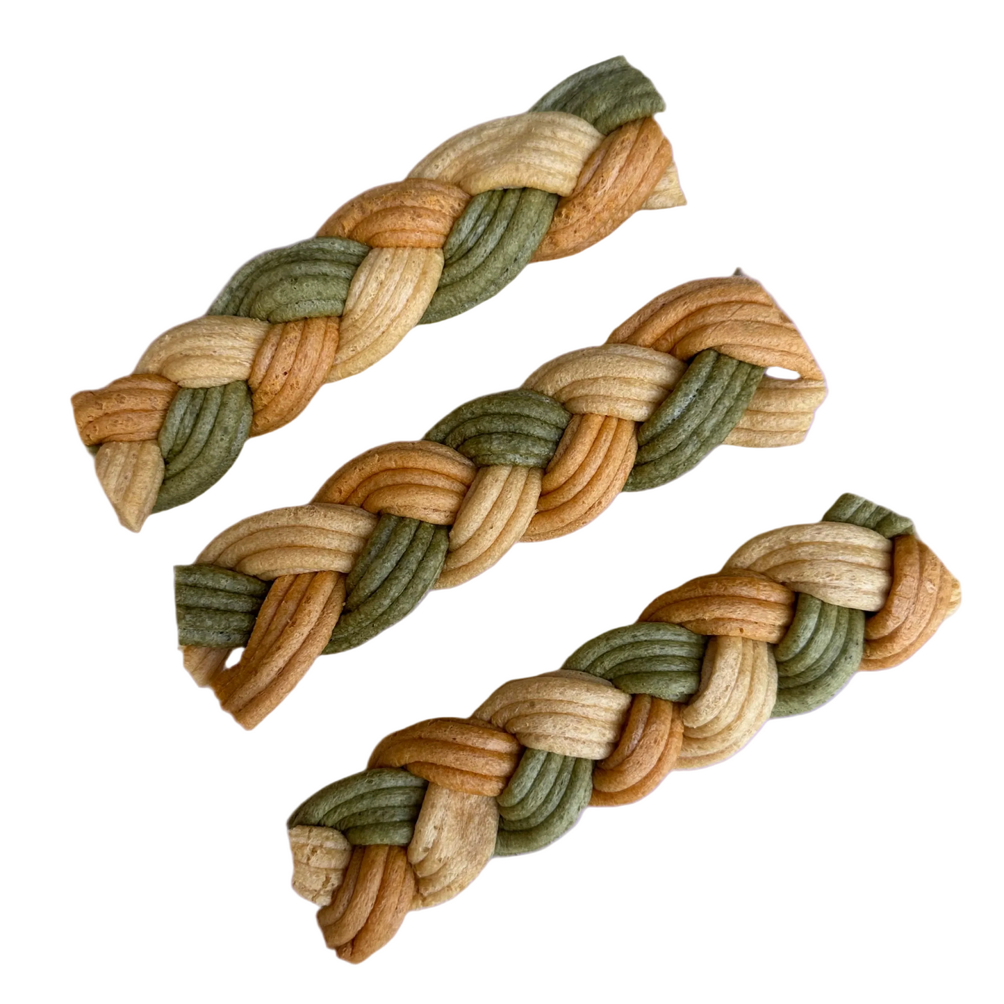 Tricolour Peanut Butter Braid