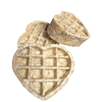 BUFFALO COLLAGEN HEART WAFFLE | 2 SIZES
